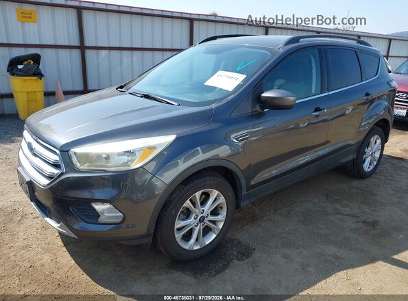 1FMCU9GD7JUB44133 2018 FORD ESCAPE Gray Передня ліва чверть