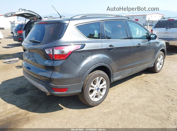 1FMCU9GD7JUB44133 2018 FORD ESCAPE Gray Задня права чверть
