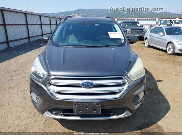1FMCU9GD7JUB44133 2018 FORD ESCAPE Gray Вид щитка приладів