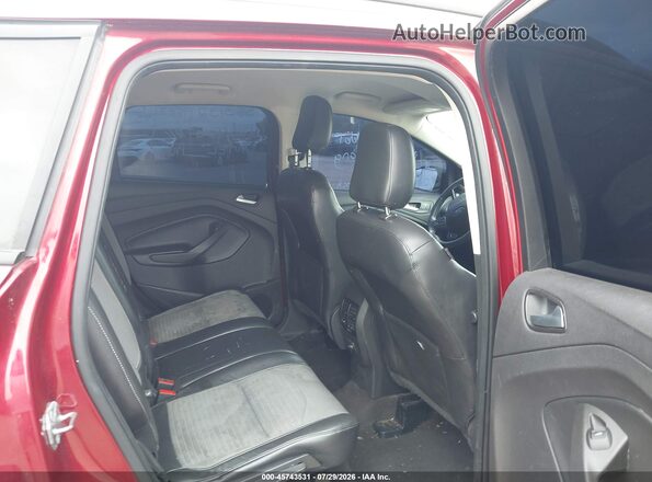 1FMCU9GD7JUC00118 2018 FORD ESCAPE Red Vista de la etiqueta del VIN