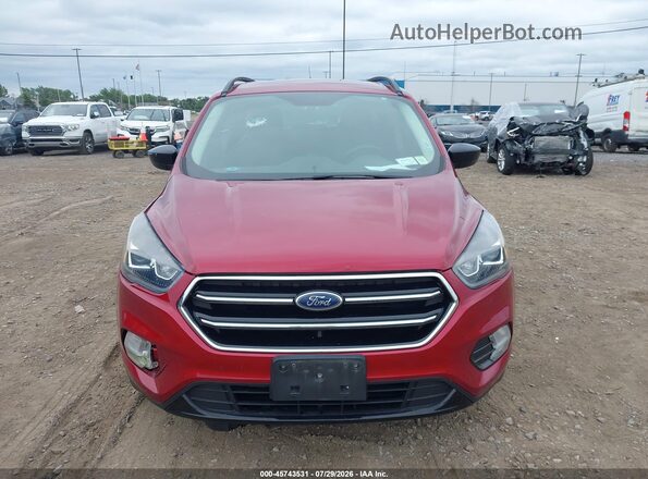 1FMCU9GD7JUC00118 2018 FORD ESCAPE Red Vista interior trasera