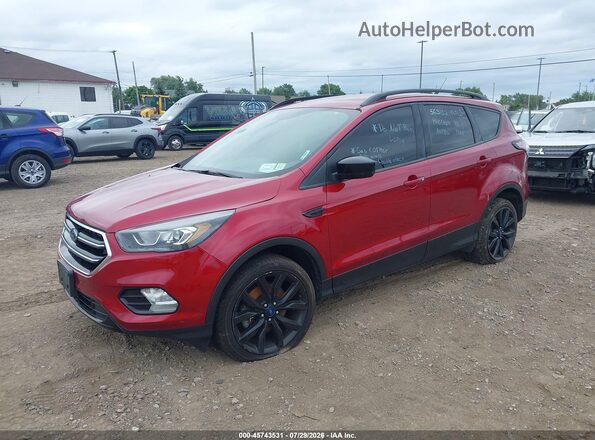 1FMCU9GD7JUC00118 2018 FORD ESCAPE Red Vista tres cuartos delantera izquierda