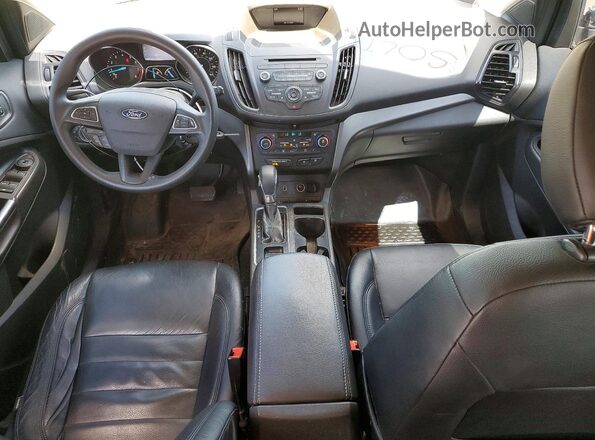1FMCU9GD7JUC05318 2018 FORD ESCAPE Белый Вид панели приборов