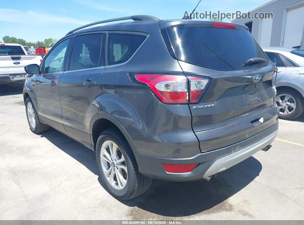 1FMCU9GD7JUC38836 2018 FORD ESCAPE Gray Задня ліва чверть