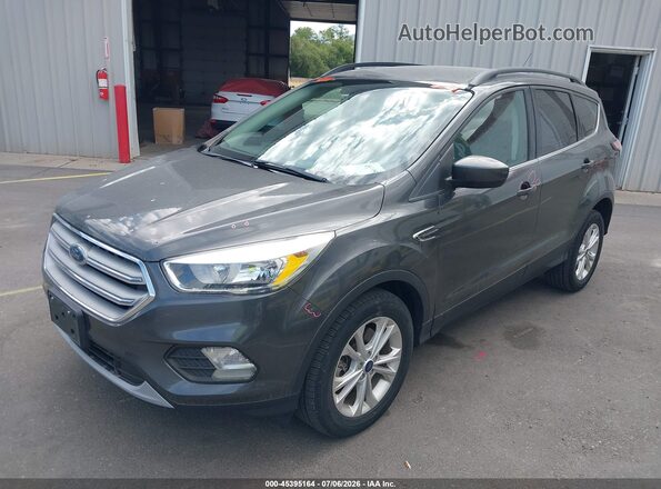 1FMCU9GD7JUC38836 2018 FORD ESCAPE Gray Передня ліва чверть