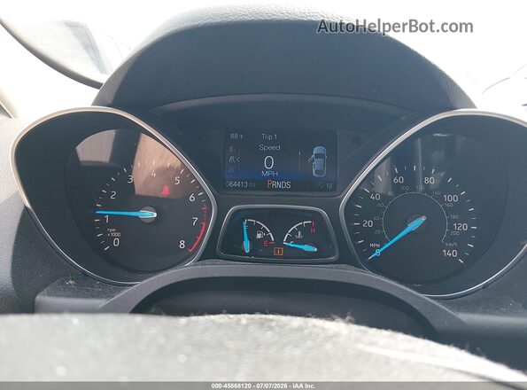 1FMCU9GD7JUD08724 2018 FORD ESCAPE Silver უკანა სავარძლების ხედი
