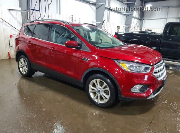1FMCU9GD7JUD21697 2018 FORD ESCAPE Красный Передняя правая четверть