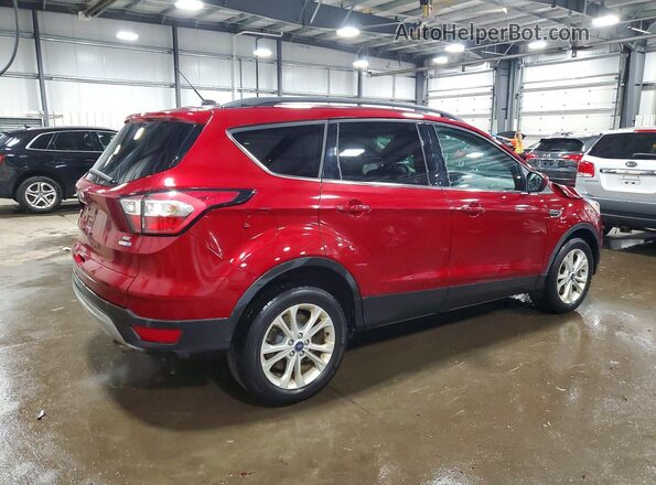 1FMCU9GD7JUD21697 2018 FORD ESCAPE Красный Задняя правая четверть