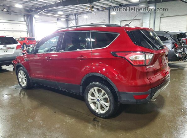 1FMCU9GD7JUD21697 2018 FORD ESCAPE Красный Задняя левая четверть