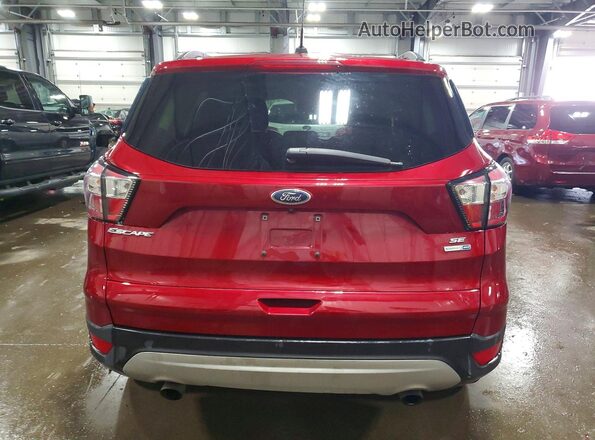1FMCU9GD7JUD21697 2018 FORD ESCAPE Красный Вид сзади