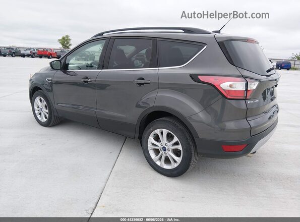 1FMCU9GD7JUD31176 2018 FORD ESCAPE Gray Հետևի ձախ