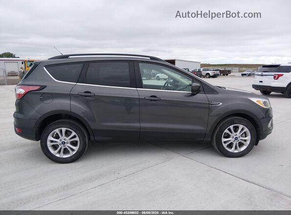 1FMCU9GD7JUD31176 2018 FORD ESCAPE Gray Սալոնի հետևի տեսք