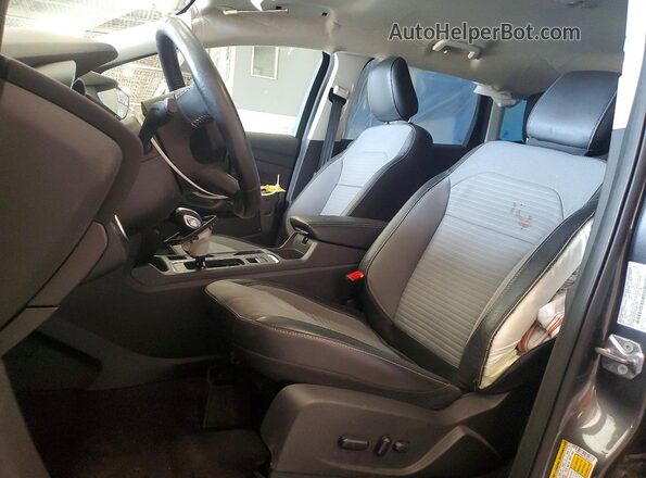 1FMCU9GD7KUB03941 2019 FORD ESCAPE Gray Vista interior delantera