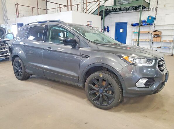 1FMCU9GD7KUB03941 2019 FORD ESCAPE Gray Delantero derecho