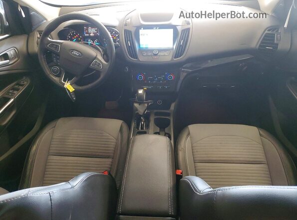 1FMCU9GD7KUB03941 2019 FORD ESCAPE Gray Vista del salpicadero