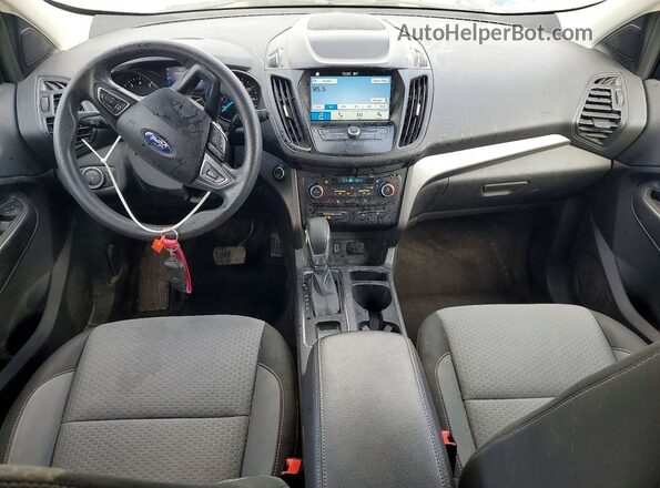 1FMCU9GD7KUC00881 2019 FORD ESCAPE Белый Вид панели приборов
