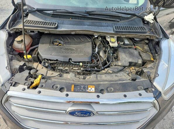 1FMCU9GD7KUC07071 2019 FORD ESCAPE Gray Engine compartment view