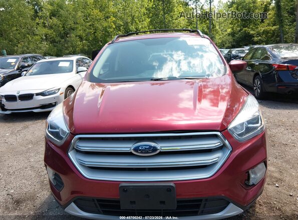 1FMCU9GD8HUA56931 2017 FORD ESCAPE Red Սարքավորումների վահանակի տեսք
