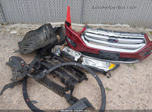 1FMCU9GD8HUB02550 2017 FORD ESCAPE Maroon Սարքավորումների վահանակի տեսք