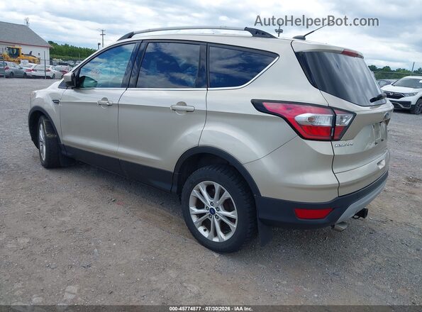 1FMCU9GD8HUC62542 2017 FORD ESCAPE Бежевый Задняя левая четверть