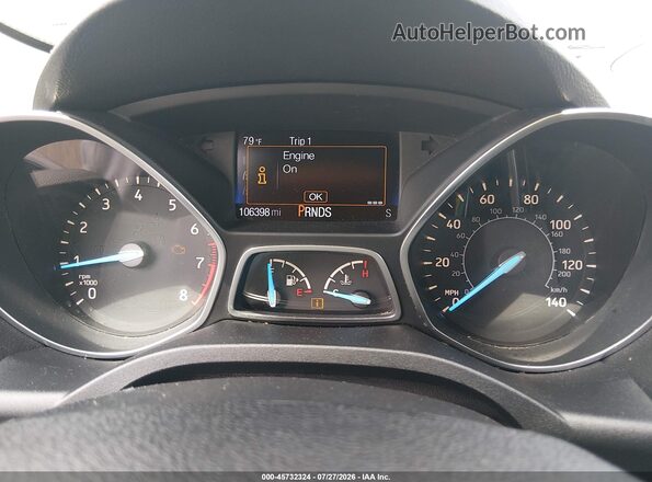 1FMCU9GD8HUE49148 2017 FORD ESCAPE Silver Widok tylnych siedzeń