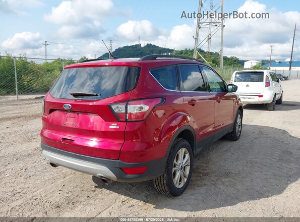 1FMCU9GD8JUA51024 2018 FORD ESCAPE Red Rear right
