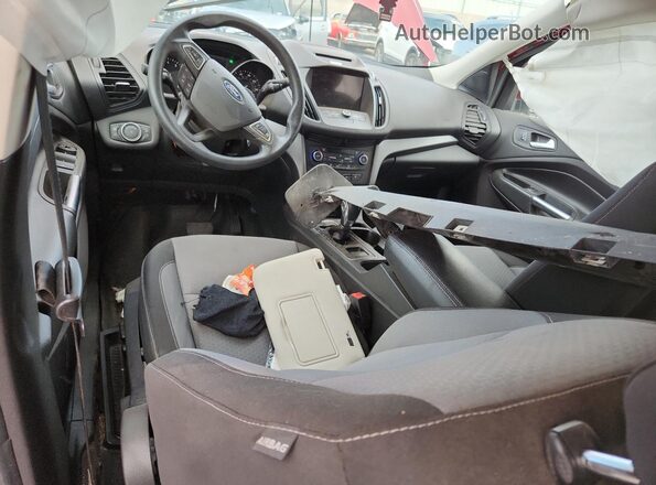 1FMCU9GD8JUA55610 2018 FORD ESCAPE Red Առջևի վահանակի տեսք