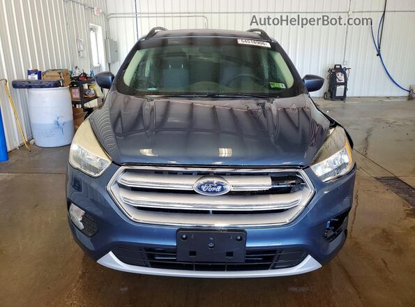 1FMCU9GD8JUA59835 2018 FORD ESCAPE Blue წინა ხედი