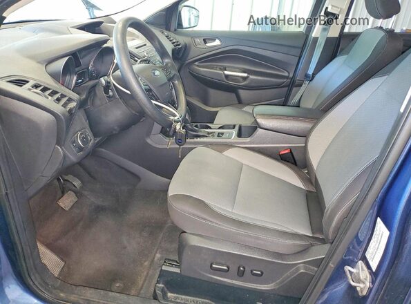 1FMCU9GD8JUA59835 2018 FORD ESCAPE Blue წინა სალონის ხედი