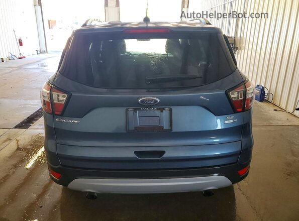 1FMCU9GD8JUA59835 2018 FORD ESCAPE Blue უკანა ხედი