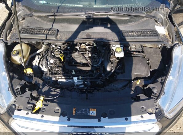 1FMCU9GD8JUA86811 2018 FORD ESCAPE Black Вид ззаду