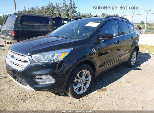 1FMCU9GD8JUA86811 2018 FORD ESCAPE Black Передня ліва чверть