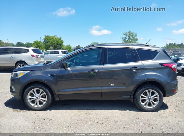 1FMCU9GD8JUB02778 2018 FORD ESCAPE Gray 