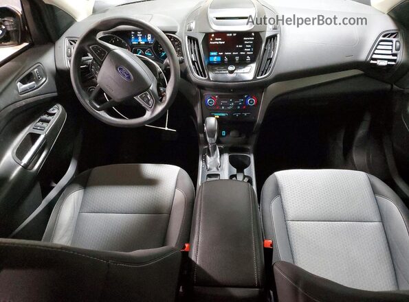 1FMCU9GD8JUB06877 2018 FORD ESCAPE Gray Vista del salpicadero