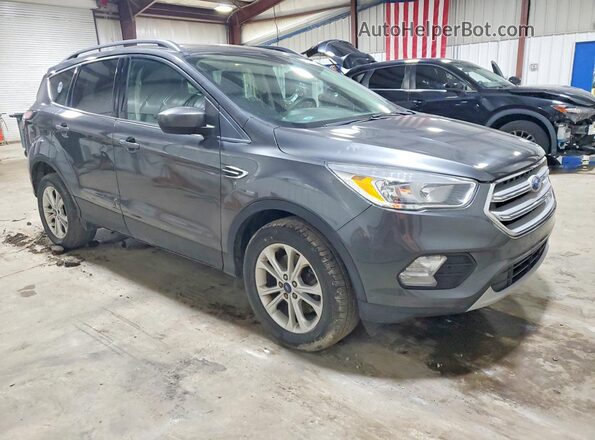 1FMCU9GD8JUB06877 2018 FORD ESCAPE Gray Delantero derecho