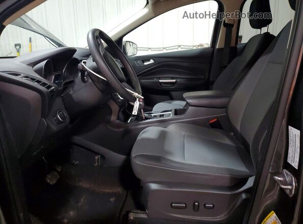 1FMCU9GD8JUB06877 2018 FORD ESCAPE Gray Vista interior delantera