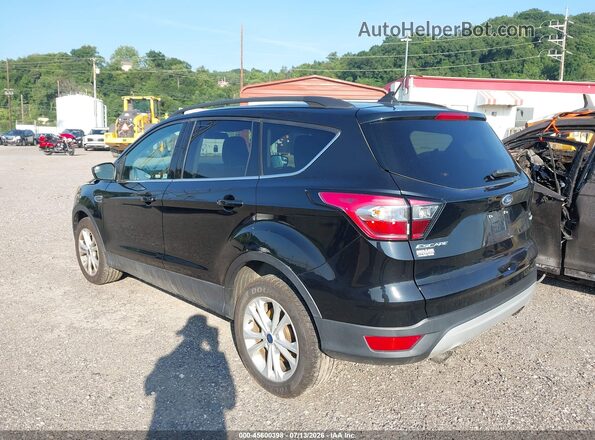 1FMCU9GD8JUB58199 2018 FORD ESCAPE Black Задня ліва чверть