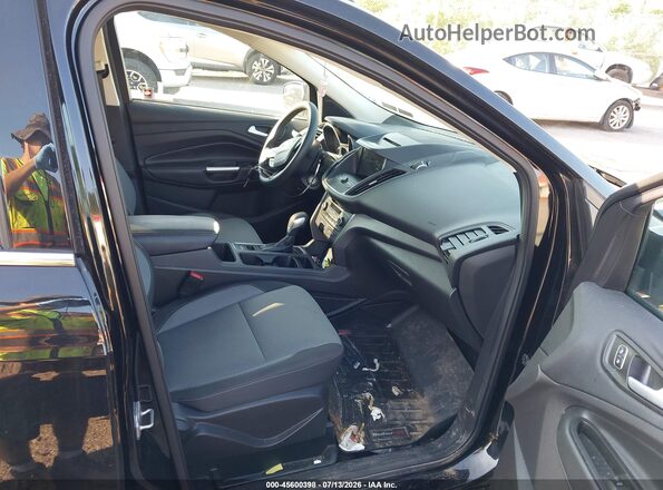 1FMCU9GD8JUB58199 2018 FORD ESCAPE Black Вид салону спереду