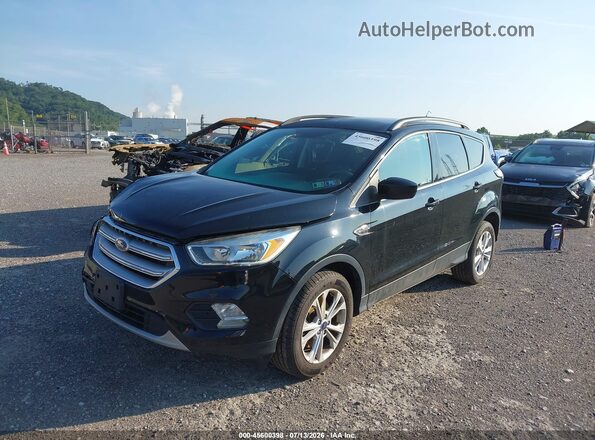1FMCU9GD8JUB58199 2018 FORD ESCAPE Black Передня ліва чверть