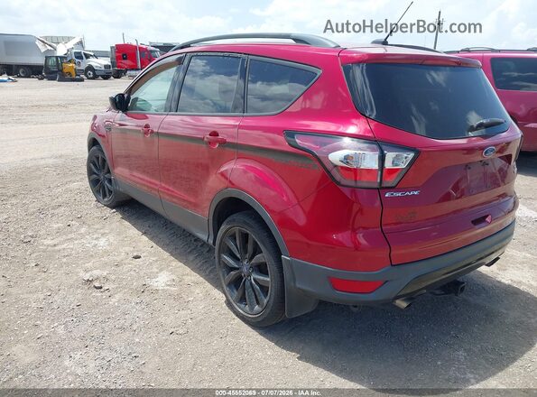 1FMCU9GD8JUC29708 2018 FORD ESCAPE Red Rear left