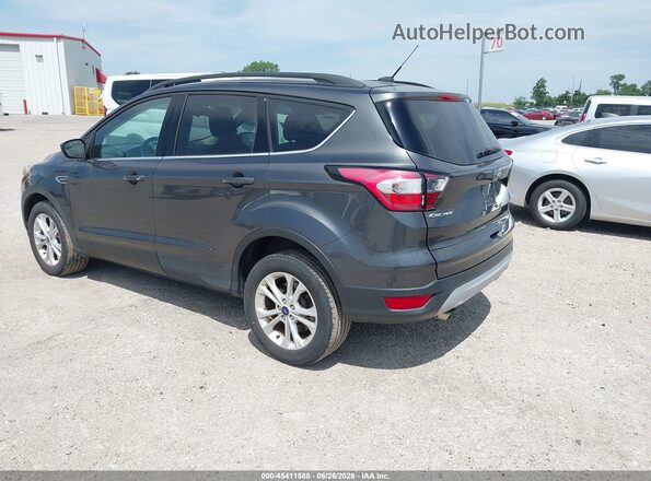 1FMCU9GD8JUD08537 2018 FORD ESCAPE Gray Rear left
