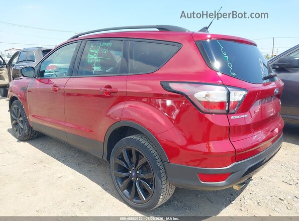 1FMCU9GD8JUD27279 2018 FORD ESCAPE Red Tył lewy