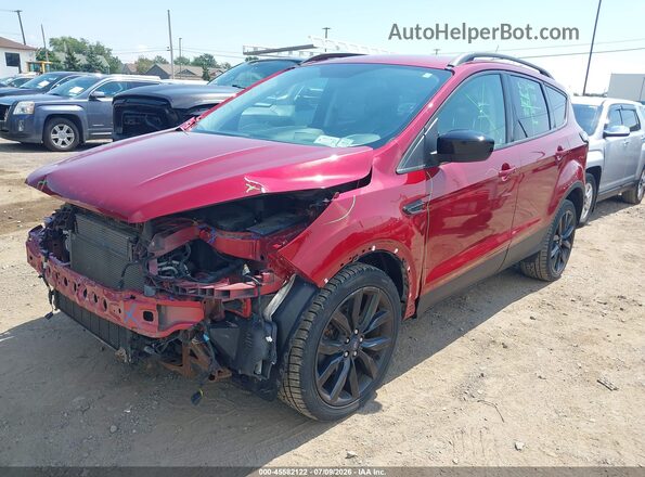 1FMCU9GD8JUD27279 2018 FORD ESCAPE Red Przód lewy