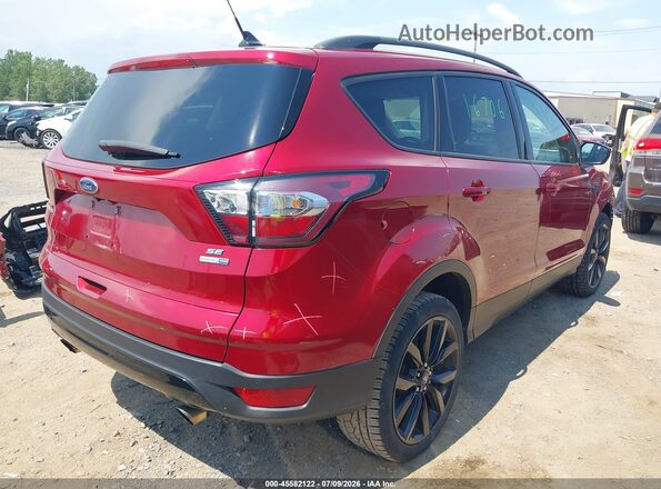 1FMCU9GD8JUD27279 2018 FORD ESCAPE Red Tył prawy