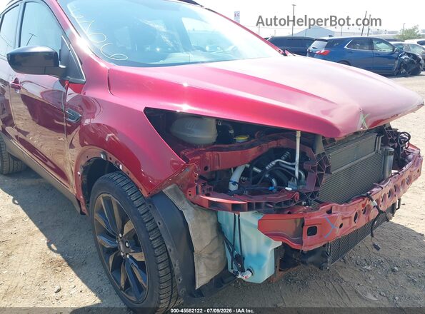 1FMCU9GD8JUD27279 2018 FORD ESCAPE Red Widok z przodu