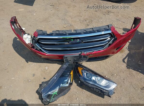 1FMCU9GD8JUD27279 2018 FORD ESCAPE Red Widok zestawu wskaźników