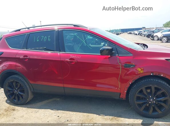 1FMCU9GD8JUD27279 2018 FORD ESCAPE Red Widok wnętrza 360 stopni