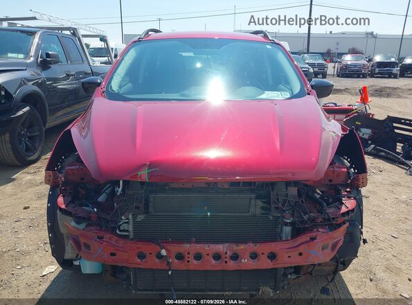 1FMCU9GD8JUD27279 2018 FORD ESCAPE Red Widok wnętrza z tyłu