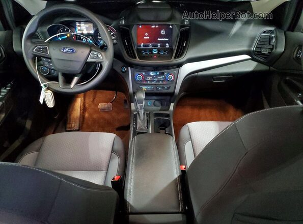 1FMCU9GD8KUA09339 2019 FORD ESCAPE Белый Вид панели приборов