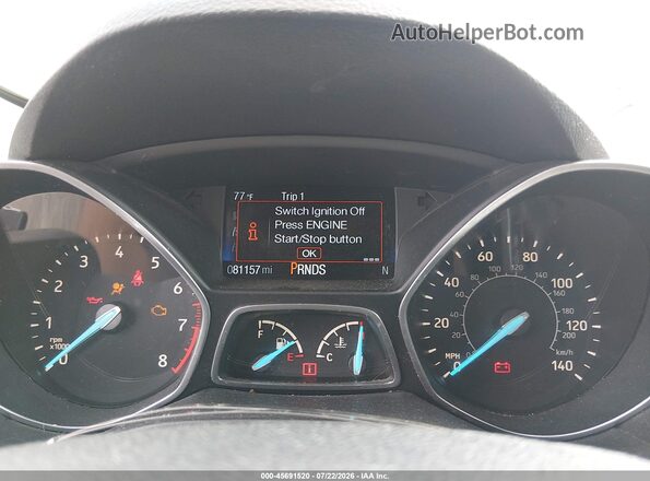 1FMCU9GD8KUA58296 2019 FORD ESCAPE Gray Հետևի նստատեղերի տեսք